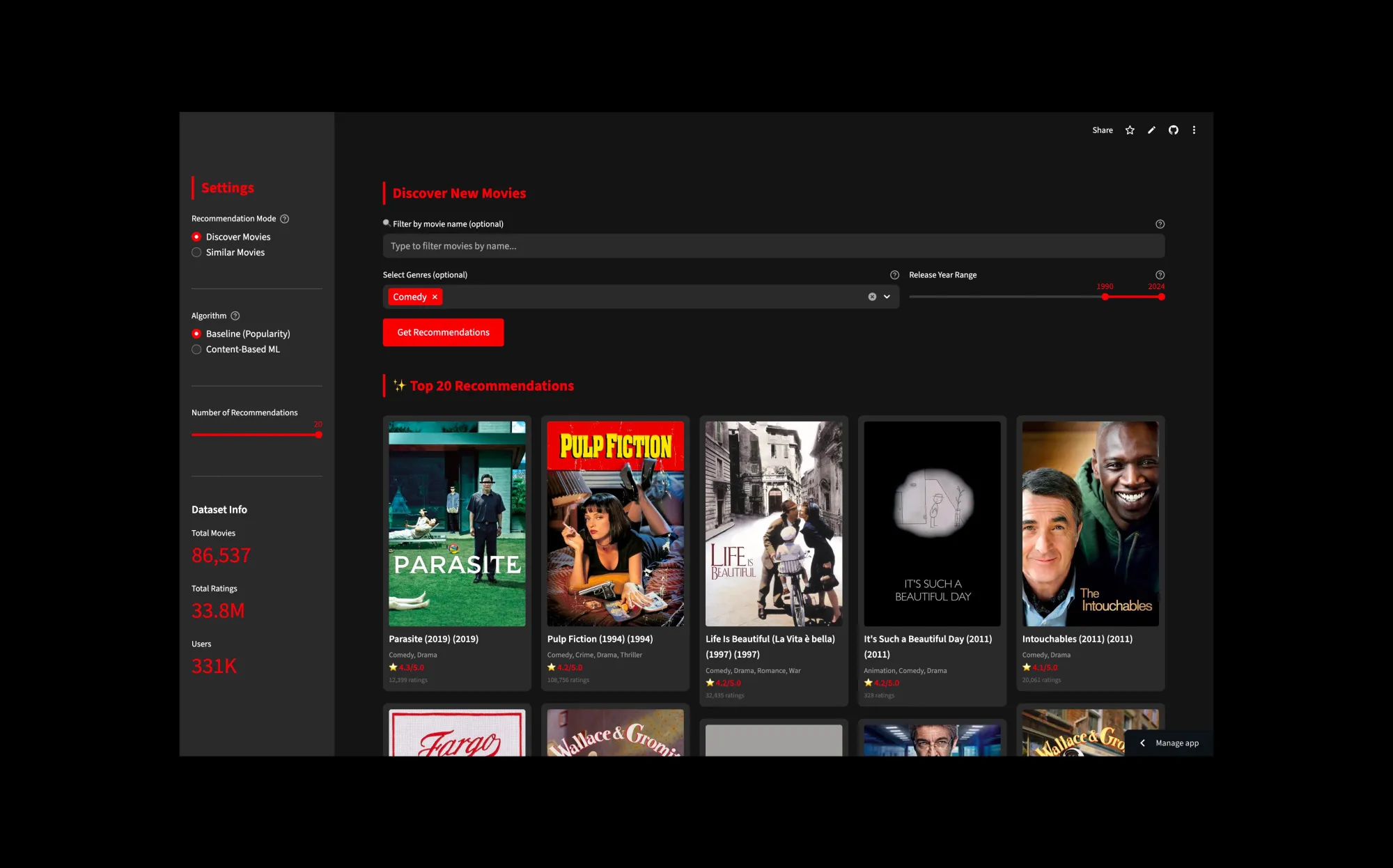 Movie Recommendations System